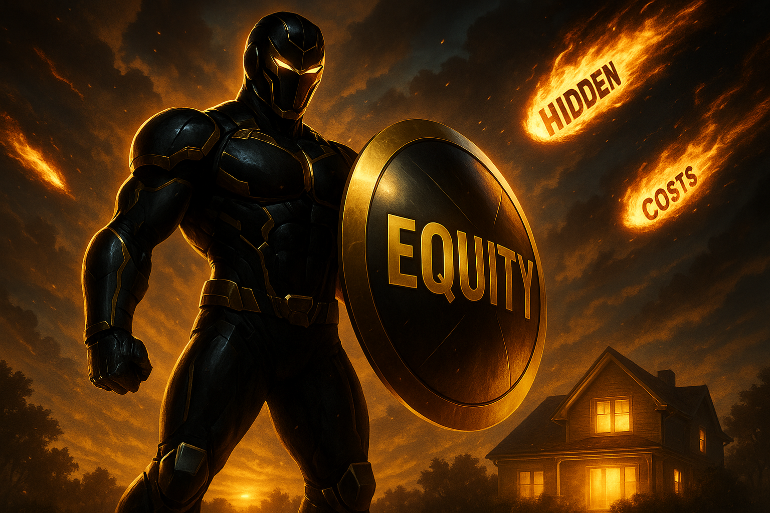 Closing table for refinance home loan